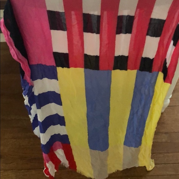 NWT Kate Spade Color Block Scarf - Picture 4 of 6